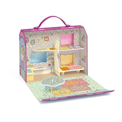 Tinyly casita Bluchka & Indie – Casita portátil de juego