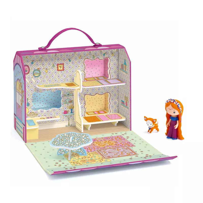 Tinyly casita Bluchka & Indie – Casita portátil de juego