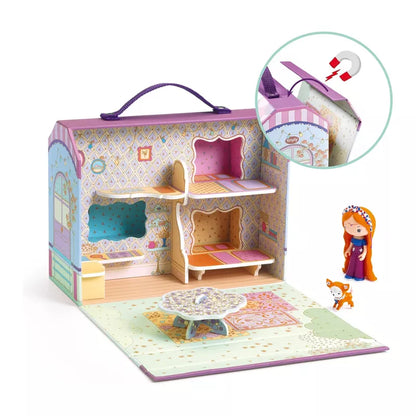 Tinyly casita Bluchka & Indie – Casita portátil de juego