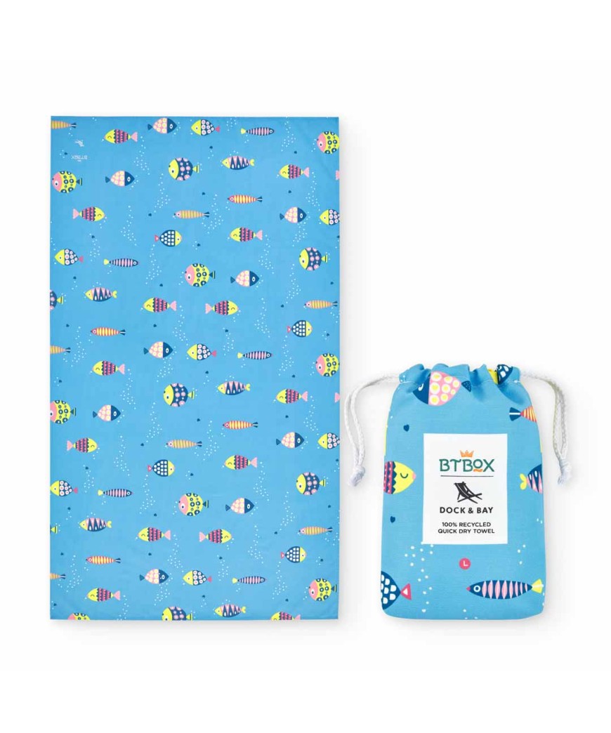 Toalla Peces L – Toalla infantil de playa y piscina