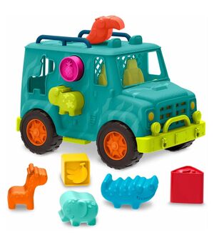 ROLLIN JEEP CON ANIMALES -BTOYS