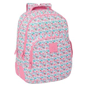 MOCHILA DOBLE FLORES -SAFTA