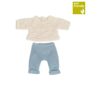 CONJUNTO ROPA PUNTO JERSEY Y PANTALÓN 21CM -MINILAND