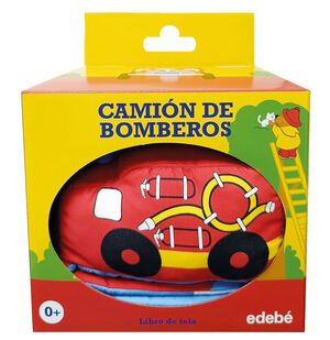 CAMION DE BOMBEROS - LIBRO DE TELA PARA BEBES