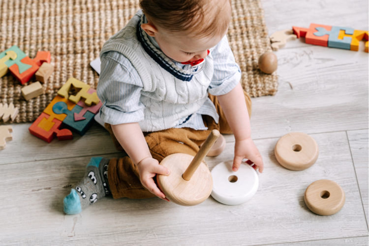  AZEN 18 juguetes para bebés de 3 a 6 meses, sonajeros